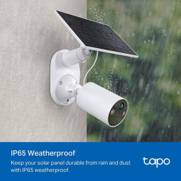 TP-Link Tapo A201, solární panel pro bateriové Tapo kamery, 2.5W, IP65