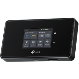 TP-Link M8550 mobilní 5G WiFi 6 router, display, 4700 mAh baterie, SD slot, 1x GLAN, 2x TS9,