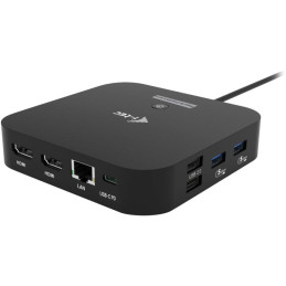 I-tec dokovací stanice USB-C Dual HDMI Docking Station, Power Delivery 100W