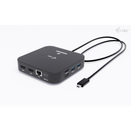 I-tec dokovací stanice USB-C Dual HDMI Docking Station with Power Delivery 100W + univerzální nabíječka 100W