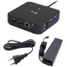 I-tec dokovací stanice USB-C DP Dual HDMI Docking Station, Power Delivery 100W + univerzální nabíječka 100W