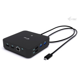 I-tec dokovací stanice USB-C DP Dual HDMI Docking Station, Power Delivery 100W + univerzální nabíječka 100W
