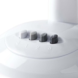 NEDIS stolní ventilátor/ průměr 30 cm/ výkon 35 W/ 3 rychlosti/ funkce oscilace/ kabel 1,5 m/ bílý