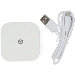 NEDIS Wi-Fi chytrá brána/ napájecí z USB/ Bluetooth/ Zigbee 3.0/ Android & iOS/ bílá