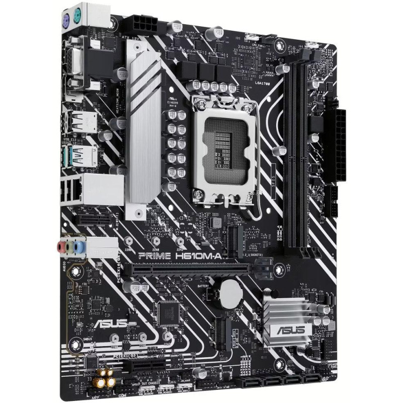 ASUS PRIME H610M-A-CSM / H610 / LGA1700 / 2x DDR5 / M.2 / HDMI / DP / D-Sub / mATX