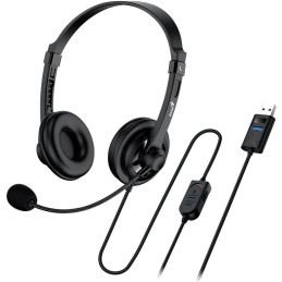 GENIUS headset HS-230U/ USB/ délka kabelu 2,4 m