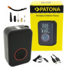 PATONA travel mini compressor for car, bike/ powerbank 4000 mAh/ LED SOS/ USB-A/ USB-C/ LCD
