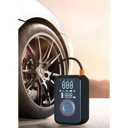 PATONA cestovní mini kompresor do auta, na kolo/ powerbank 4000 mAh/ LED SOS/ USB-A/ USB-C/ LCD