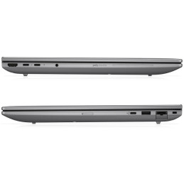 HP ZBook 8 G1i/ Core Ultra 7 255H/ 32GB DDR5/ 512GB SSD/ RTX 500 ADA 4GB/ 16" WUXGA/ W11P/ stříbrný