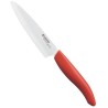 KYOCERA ceramic knife with white blade/ 11 cm long blade/ red plastic handle