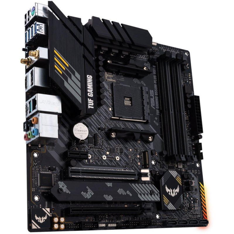 OPRAVENÉ - ASUS TUF GAMING B550M-PLUS WIFI II / B550 / AM4 / 4x DIMM / M.2 / DP / HDMI / mATX