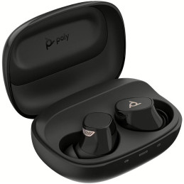 Poly Voyager Free 20 Black Earbuds +Basic Charge Case