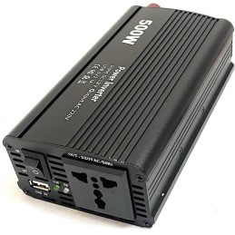 EUROCASE měnič napětí AC/DC 12V/230V/ 500W/ USB