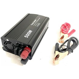 EUROCASE měnič napětí AC/DC 24V/230V/ 500W/ USB