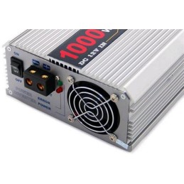 EUROCASE měnič napětí AC/DC 12V/230V/ 1000W/ 2xzasuvka