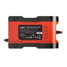 Geti GCA002 12/24V nabíječka akumulátorů, Pb, LiFePO4, 6/3A