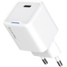 COLORWAY 1x USB-C/ ładowarka ścienna/ GaN/ PD/ PPS/ 20 W/ biały