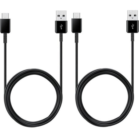 Samsung Kabel USB/USB-C 1,5m (sada 2ks) EP-DG930MBEGWW černý