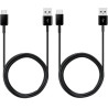 Samsung Kabel USB/USB-C 1,5m (sada 2ks) EP-DG930MBEGWW černý