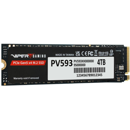 PATRIOT VIPER PV593 4TB SSD / Interní / M.2 NVMe PCIe Gen5 x4 / 2280 /