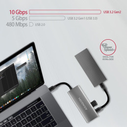 AXAGON multi USB-C hub 5in1 / HMC-5G21 / PD 60W / 2xUSB-C / 2xUSB-A / 1xHDMI / kabel 15cm