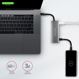 AXAGON multi USB-C hub 5in1 / HMC-5G21 / PD 60W / 2xUSB-C / 2xUSB-A / 1xHDMI / kabel 15cm