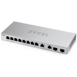 Zyxel XGS1010-12 v2, 12-Port Gigabit Unmanaged Switch with 8-Port 1G + 2-Port 2.5G + 2-Port SFP+