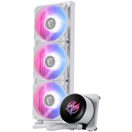 MSI vodní chladič CPU MPG CORELIQUID P13 360 WHITE/ 3x 120mm ARGB fan/ 2,1" display / bílý