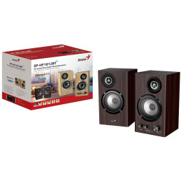 GENIUS repro SP-HF1812 Dark Brown/ 2.0/ 50W/ Bluetooth 5.3/ dřevěné/ barva tmavé dřevo