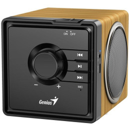 GENIUS repro SP-916BT/ Bluetooth 5.3/ 6W/ mikrofon/ barva světlé dřevo