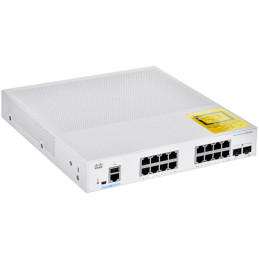 Cisco CBS250-16T-2G-EU 16-port GE Smart Switch, 16x GbE RJ-45, 2x 1G SFP, fanless, REFRESH