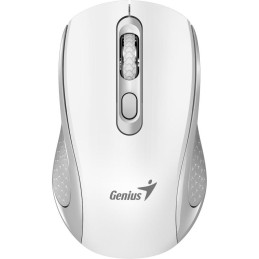 GENIUS NX-8025S WhiteGrey/ 1200 dpi/ bezdrátová/ tichá/ Copilot/ 4tlačítková/ bílo-šedá