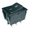 Solarmi Přepínač kolébkový 2pol./6pin ON-ON 250V/15A černý