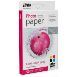 COLORWAY fotopapír/ premium high glossy 255g/m2, 10x15/ 50 kusů