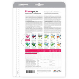 COLORWAY fotopapír/ premium high glossy 255g/m2, A4/ 50 kusů