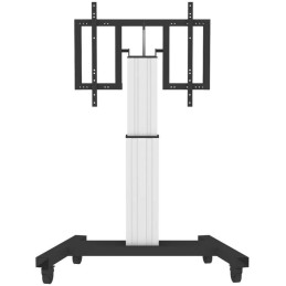 POŠKOZENÝ OBAL - Neomounts  PLASMA-M2500TSILVER / Motorised Mobile Floor Stand (90° tilt) - VESA 200x200 up to 800x600 / Silver