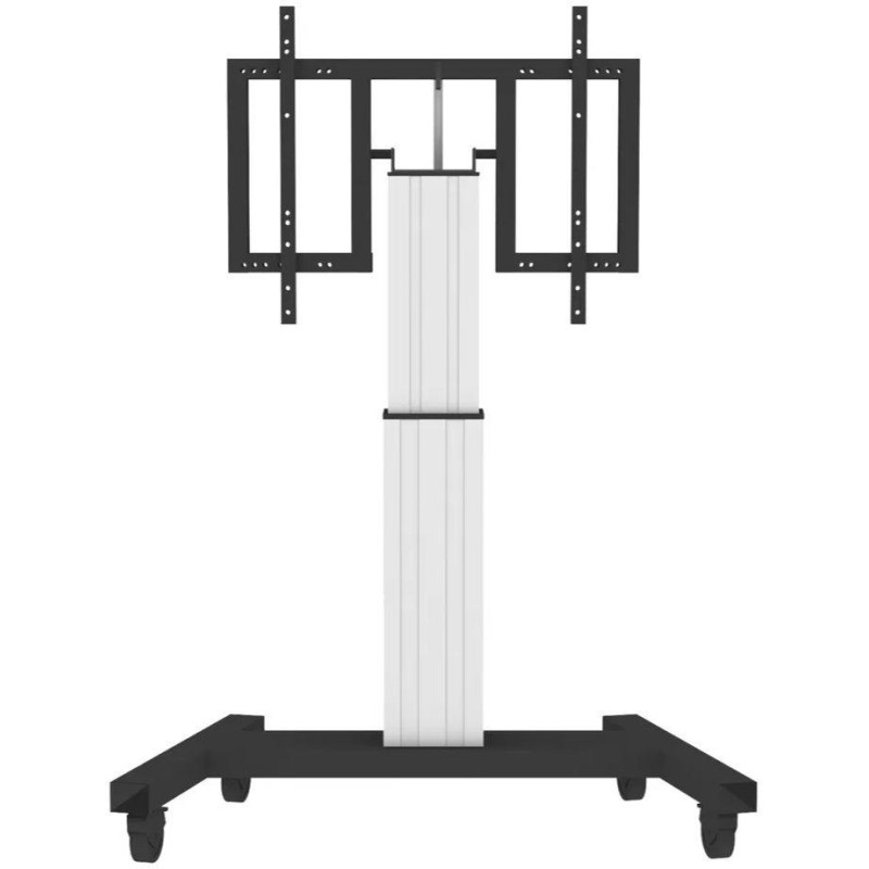 POŠKOZENÝ OBAL - Neomounts  PLASMA-M2500TSILVER / Motorised Mobile Floor Stand (90° tilt) - VESA 200x200 up to 800x600 / Silver
