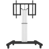 POŠKODENÝ OBAL - Neomounts PLASMA-M2500TSILVER / Motorised Mobile Floor Stand (90 ° tilt) - VESA 200x200 až 800x600 / Silver
