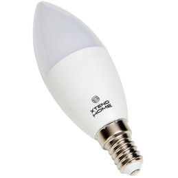 Xtend Home smart LED žárovka, E14, RGB+W, 4.8W, 450lm, barevná, stmívatelná, WiFi, Tuya