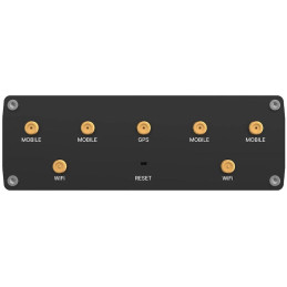 Teltonika RUTM55 průmyslový router, dual SIM + eSIM, 5G, 4x LAN,  serial RS232/485, WiFi 5