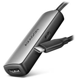 AXAGON adaptér USB-C na HDMI / RVC-HI8KPD / 8K/60Hz, 4K/144Hz / HDCP 2.3 / PD 100W / 0,16m / černý