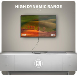 AXAGON adaptér USB-C na HDMI / RVC-HI8KPD / 8K/60Hz, 4K/144Hz / HDCP 2.3 / PD 100W / 0,16m / černý