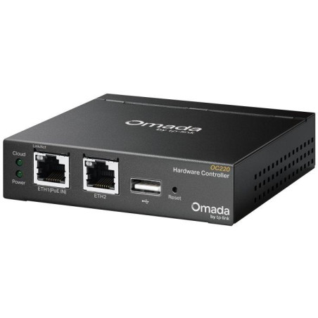 TP-Link OC220  Omada HW Controller, centralizovaný management pro 100 AP, PoE in, 2x GLAN