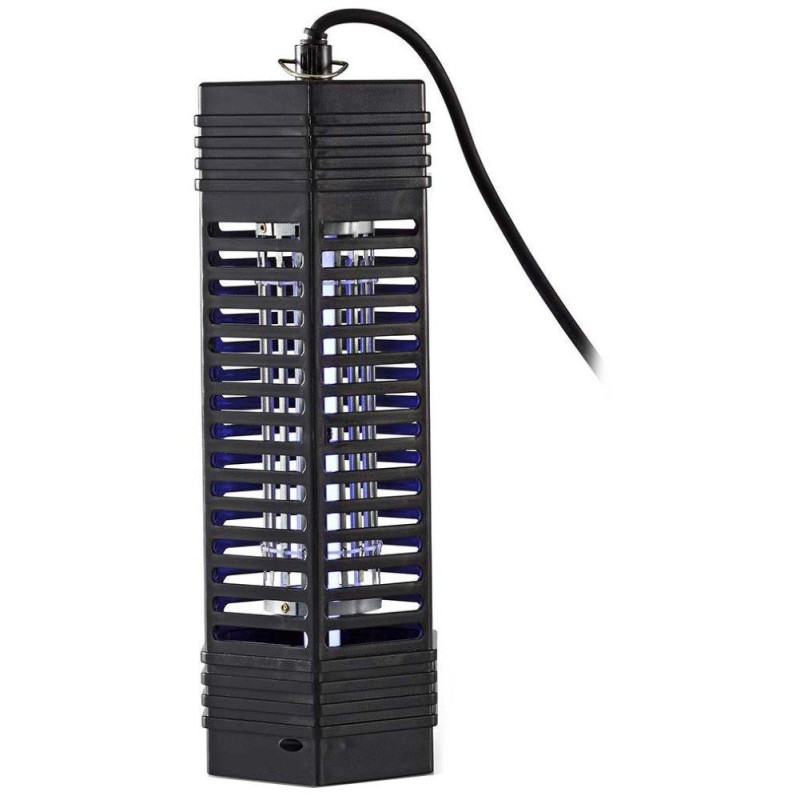 NEDIS elektrický lapač hmyzu/ příkon 6 W/ pokrytí 50 m2/ černý