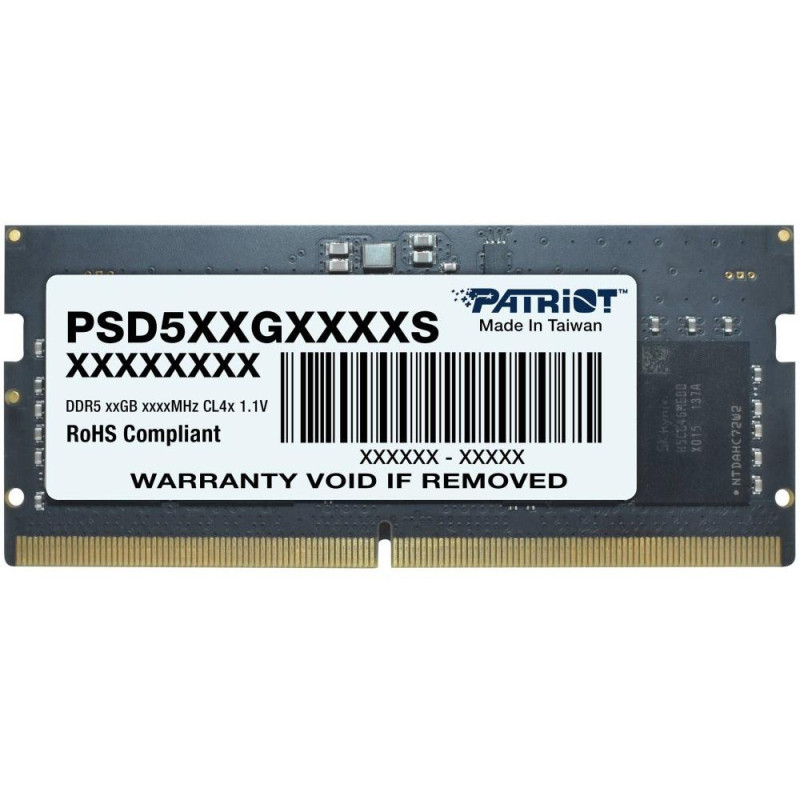 PATRIOT Signature Line 8GB DDR5 5600MT/s / SO-DIMM / CL46 / 1,1V