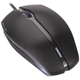 CHERRY myš Gentix, USB, drátová, černá s modrým podsvícením
