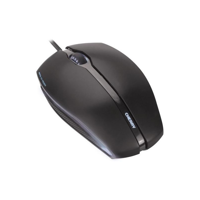 CHERRY myš Gentix, USB, drátová, černá s modrým podsvícením