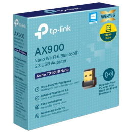 TP-Link Archer TX10UB Nano  AX900 Wi-Fi 6 USB Adaptér, 287 Mbps na 2.4GHz, 600Mbps na 5GHz,  BT 5.3, USB2.0