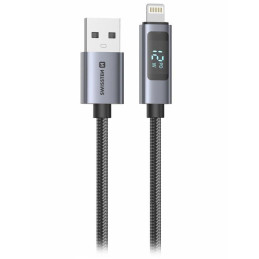 Swissten LCD kabel USB-A / lightning 1,5m
