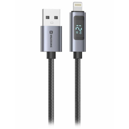Swissten LCD kabel USB-A / lightning 1,5m